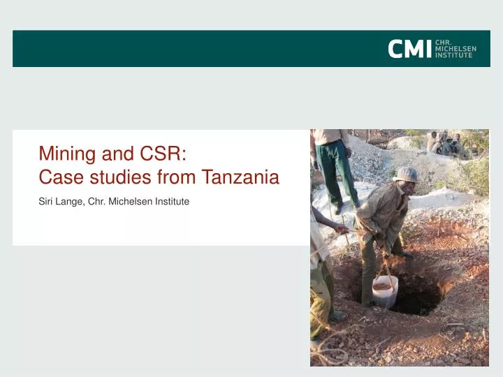 mining and csr case studies from tanzania