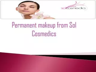 Semi permanent make up