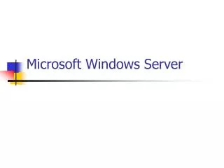 Microsoft Windows Server