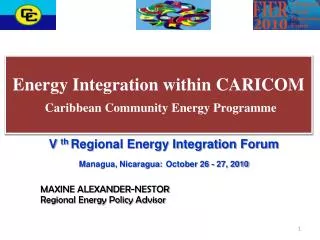 Energy Integration within CARICOM Caribbean Community Energy Programme