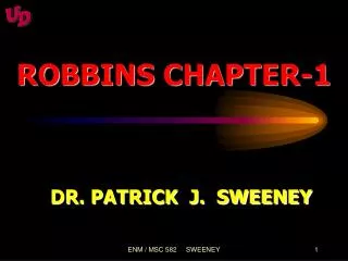 ROBBINS CHAPTER-1