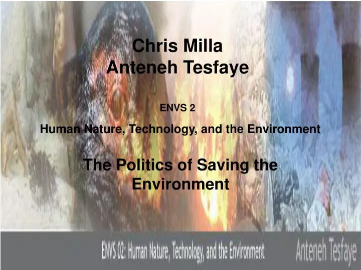 chris milla anteneh tesfaye envs 2 human nature technology and the environment