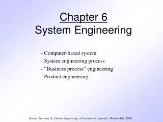 Chapter 6 System Engineering