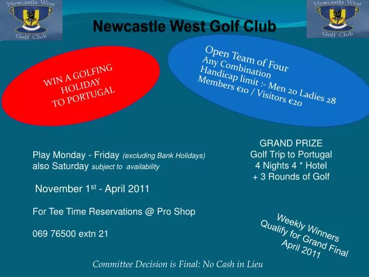 newcastle west golf club