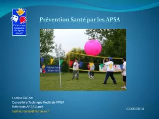 pr vention sant par les apsa
