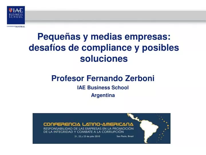 profesor fernando zerboni iae business school argentina
