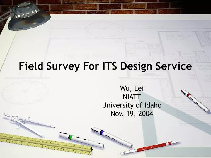field survey for its design service