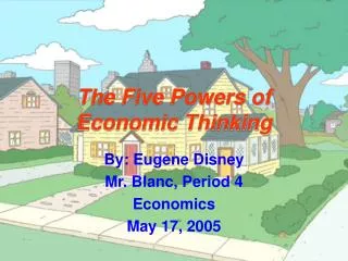 The Five Powers of Economic Thinking