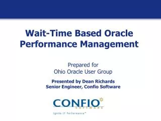 Wait-Time Based Oracle Performance Management