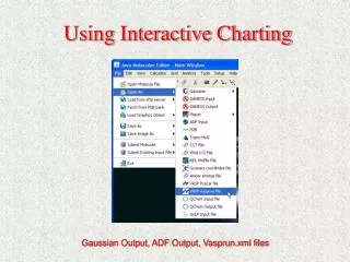 Using Interactive Charting