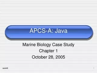 APCS-A: Java