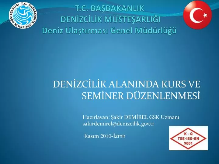 t c ba bakanlik den zc l k m ste arli i deniz ula t rmas genel m d rl