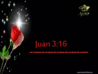 Juan 3:16