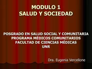 modulo 1 salud y sociedad