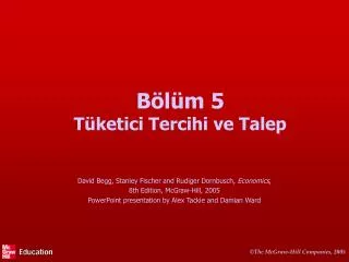 Bölüm 5 Tüketici Tercihi ve Talep