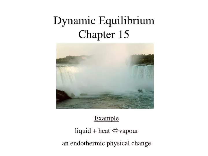 dynamic equilibrium chapter 15