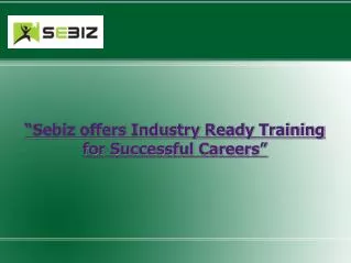 Sebiz Infotech Training