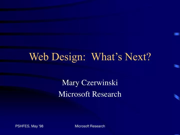 web design what s next