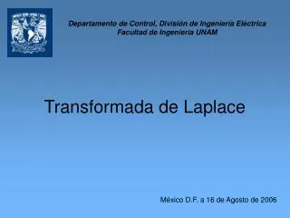 transformada de laplace