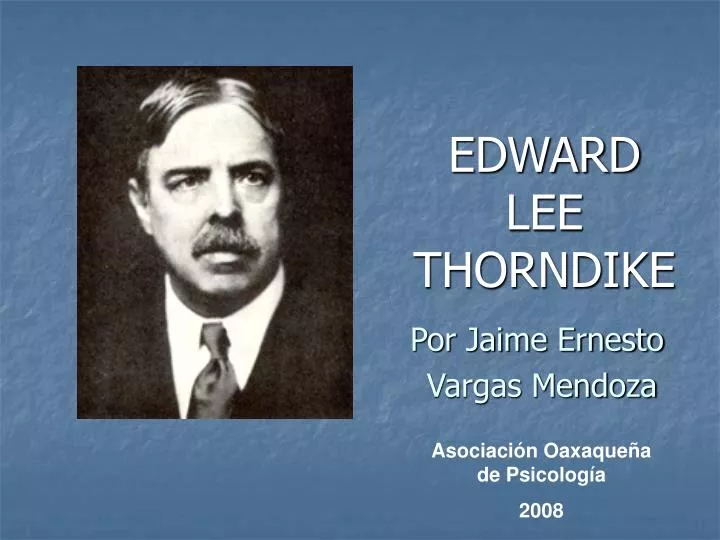 edward lee thorndike
