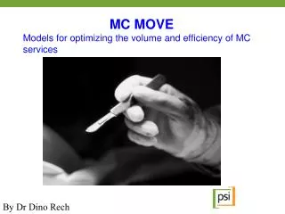 MC MOVE Models for optimizing the volume and efficiency of MC services