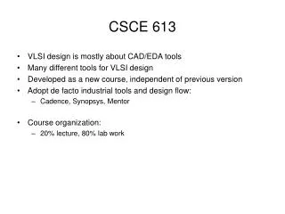CSCE 613