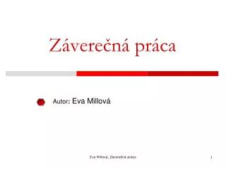 z vere n pr ca