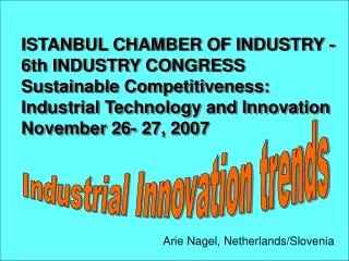 Industrial Innovation trends