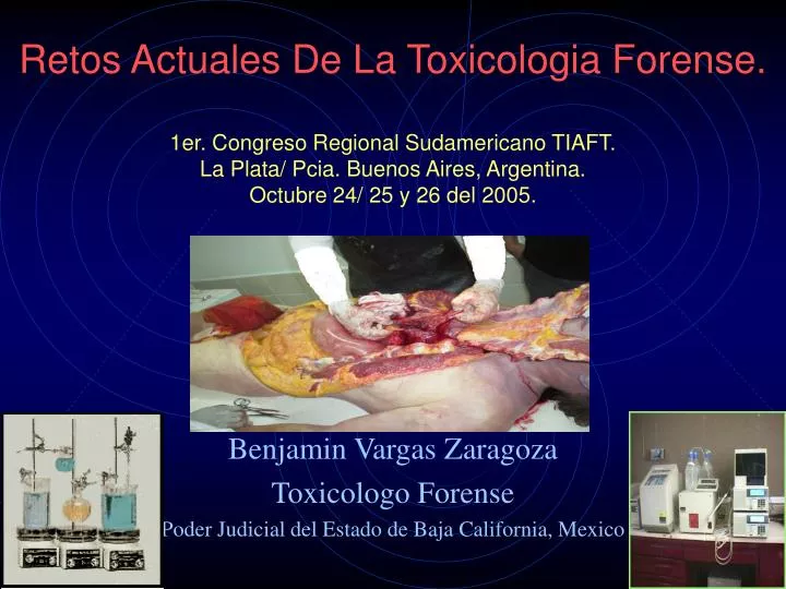 benjamin vargas zaragoza toxicologo forense poder judicial del estado de baja california mexico