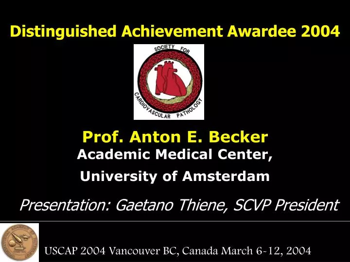 distinguished achievement awardee 2004
