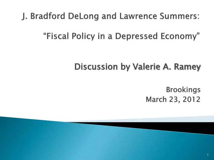 j bradford delong and lawrence summers fiscal policy in a depressed economy