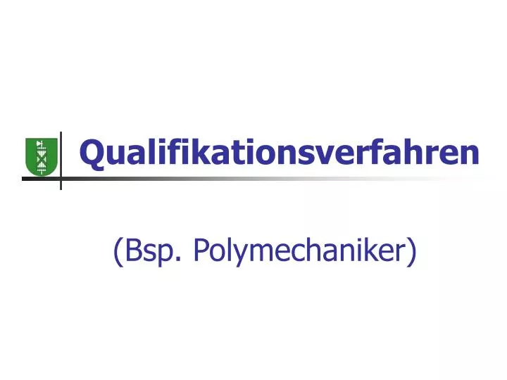 qualifikationsverfahren