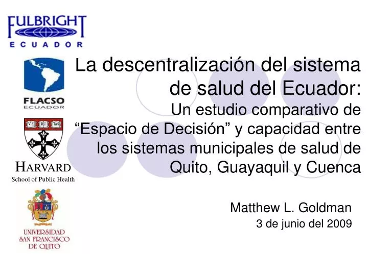 matthew l goldman 3 de junio del 2009