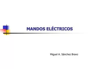 mandos el ctricos