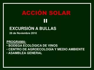 acci n solar