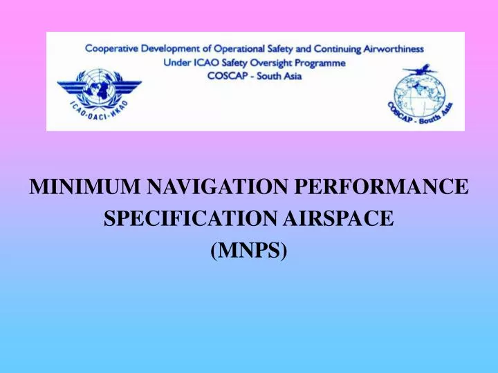 minimum navigation performance specification airspace mnps