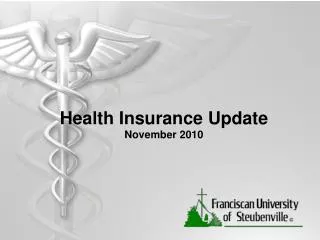 Health Insurance Update November 2010