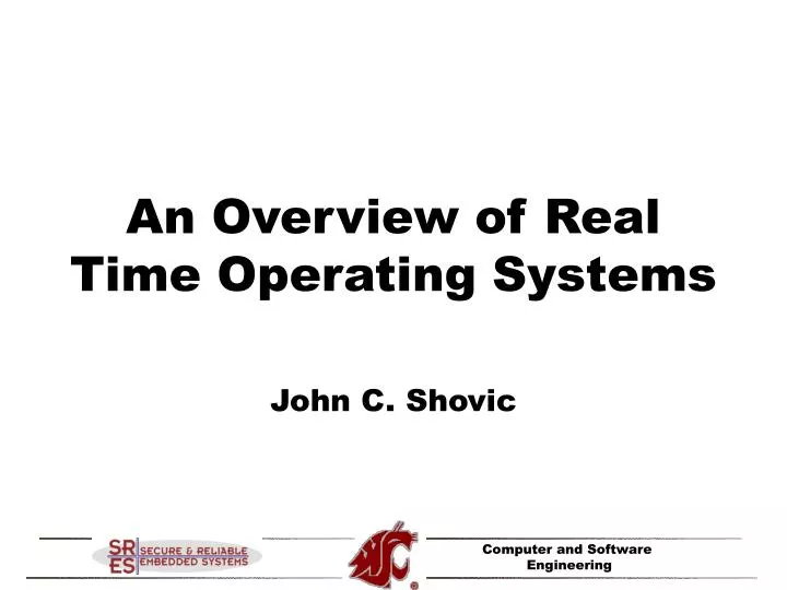 an overview of real time operating systems