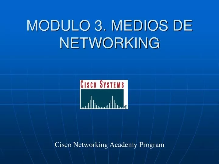 modulo 3 medios de networking