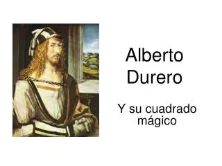 alberto durero