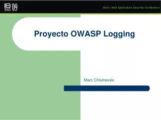 proyecto owasp logging