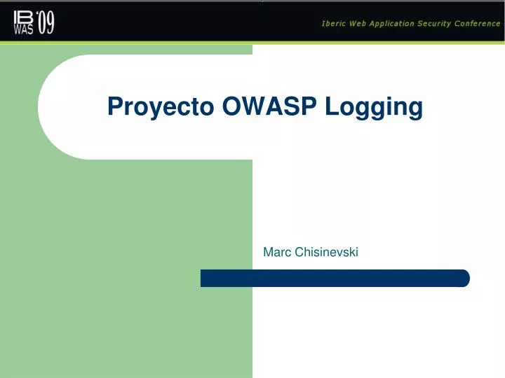 proyecto owasp logging