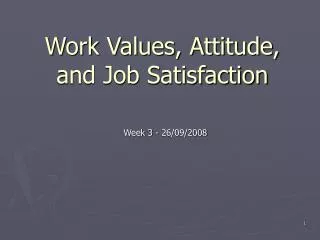 work values