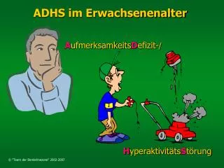 adhs im erwachsenenalter