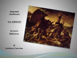 osservare analizzare un dipinto