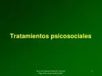 Tratamientos psicosociales - slide 1