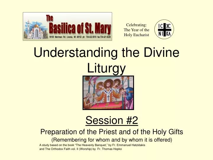 understanding the divine liturgy