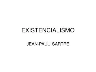 existencialismo