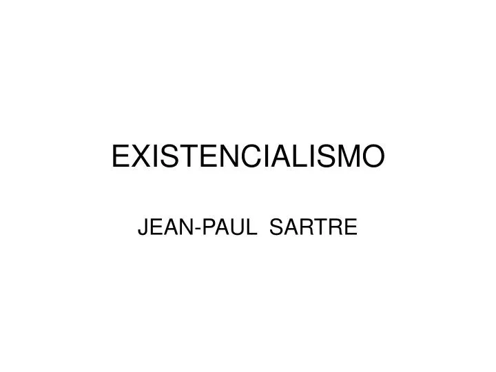 existencialismo