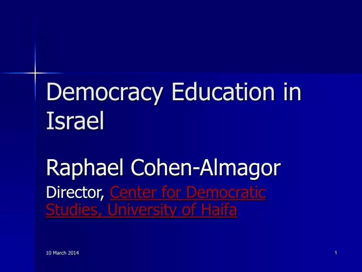democracy education in israel